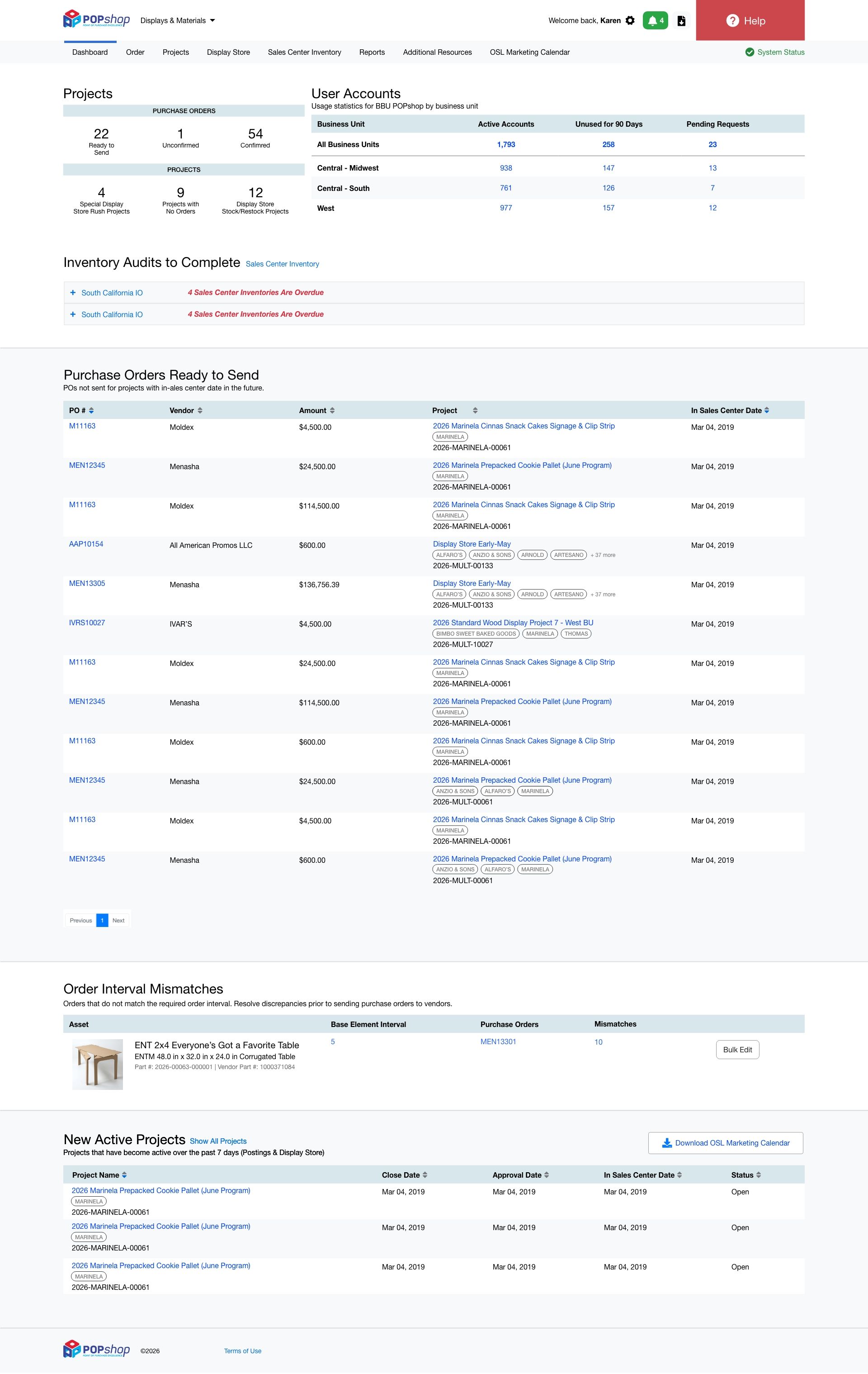 Merchandise Ordering and Warehouse Management System — project image 1
