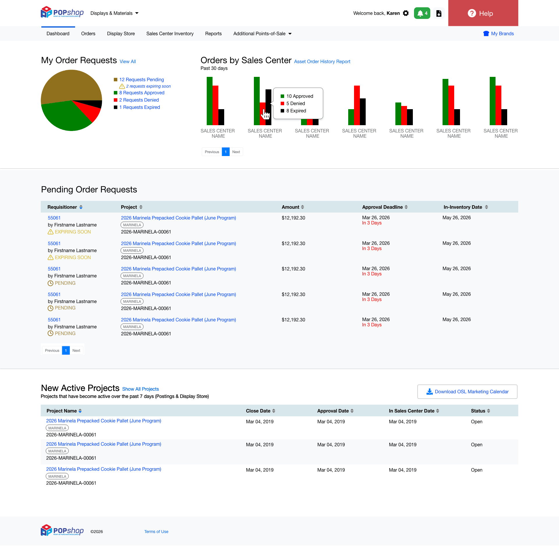 Merchandise Ordering and Warehouse Management System — project image 3