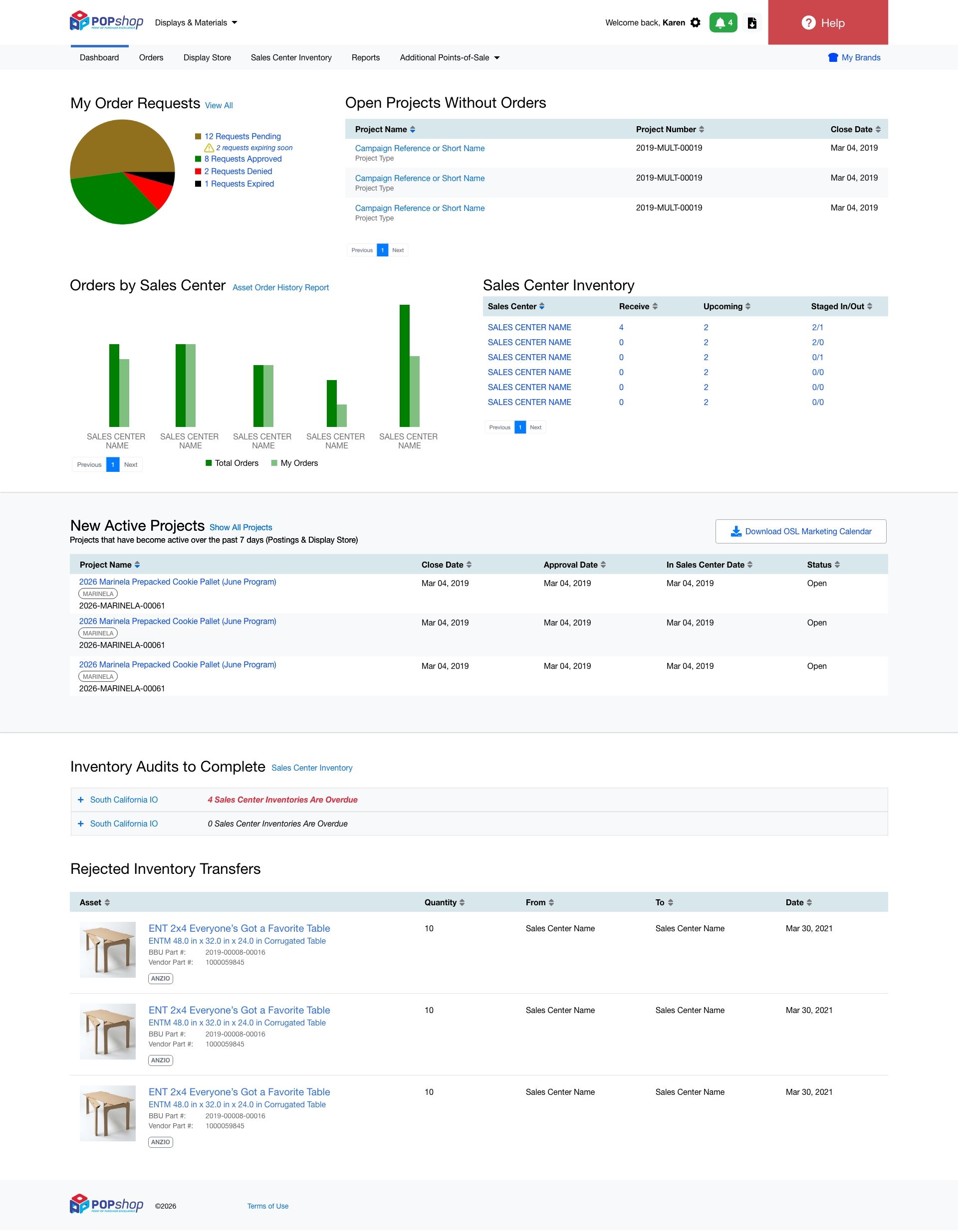 Merchandise Ordering and Warehouse Management System — project image 2