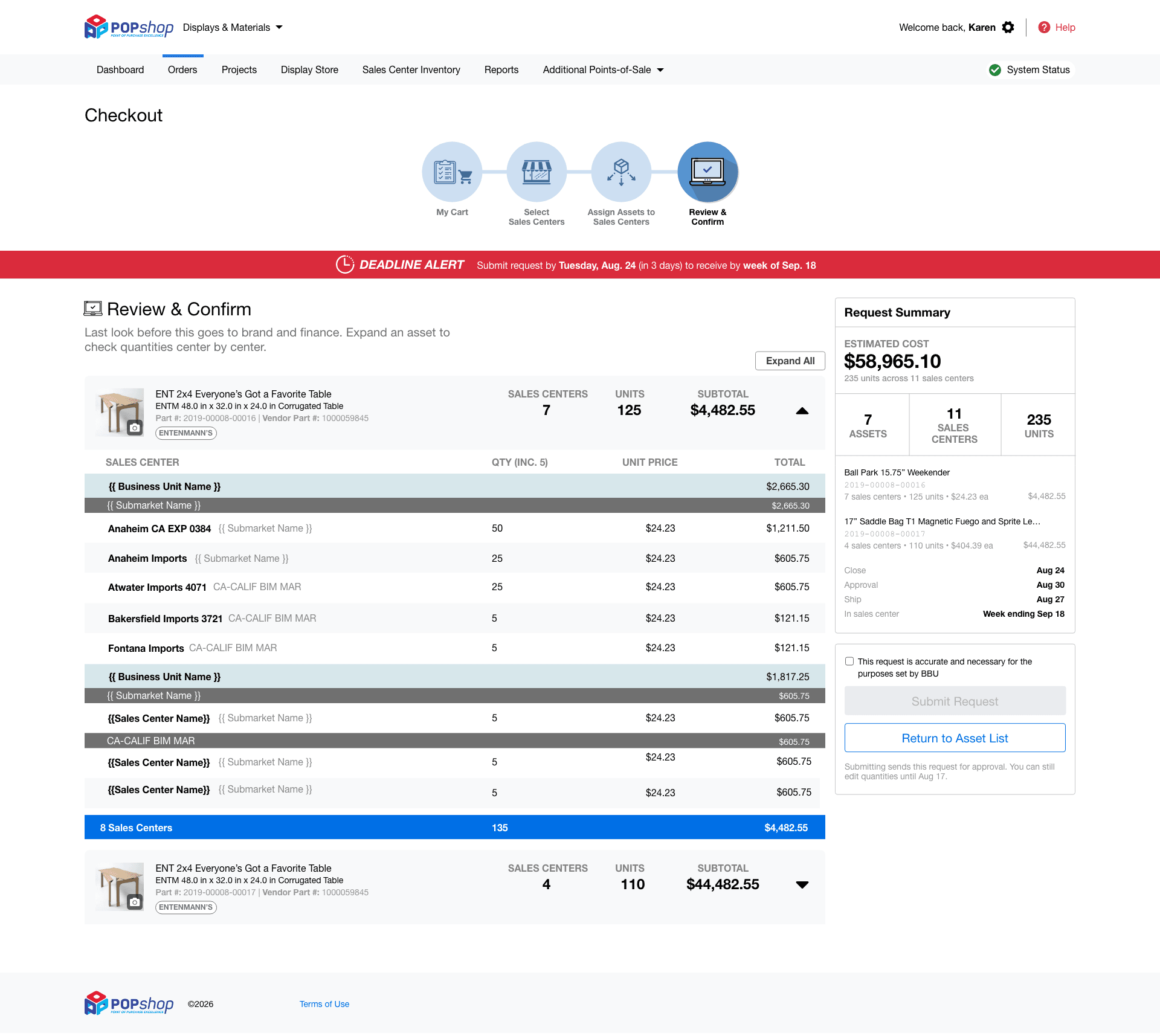 Merchandise Ordering and Warehouse Management System — project image 4