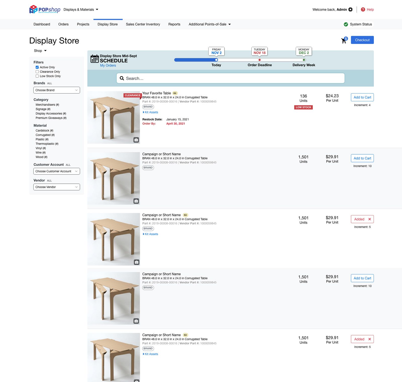 Merchandise Ordering and Warehouse Management System — project image 2