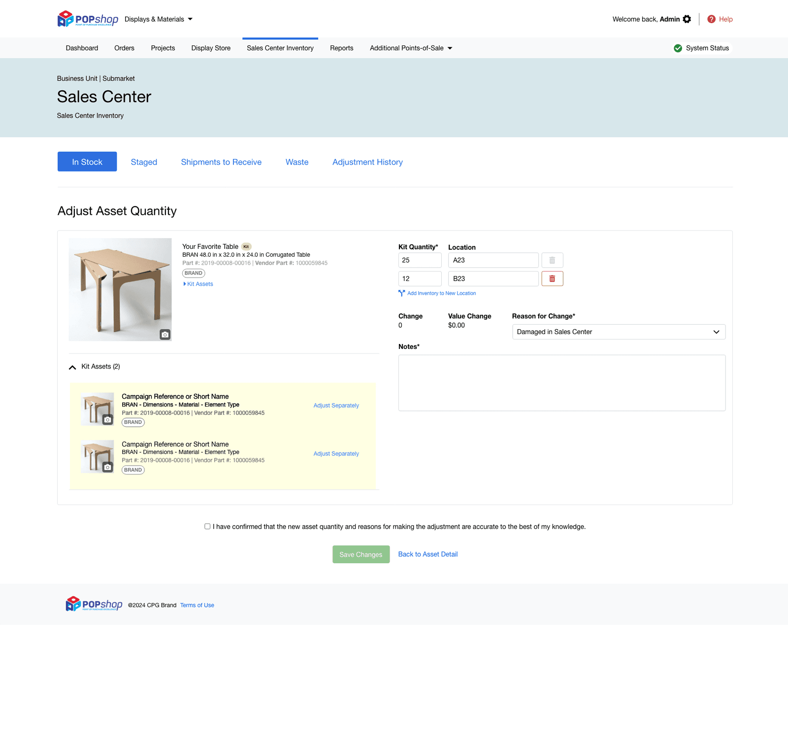 Merchandise Ordering and Warehouse Management System — project image 4